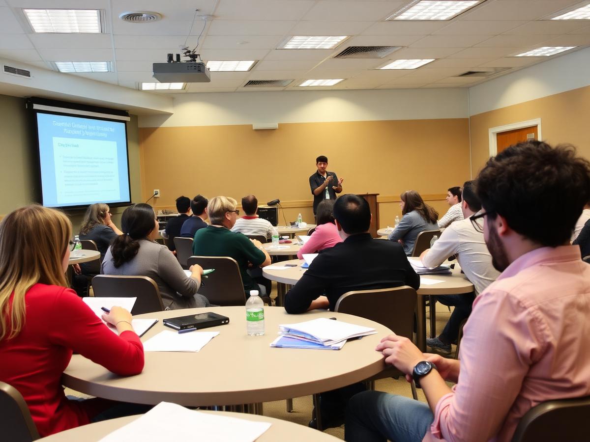 Professional development session